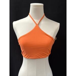 Free People Toast Swim nectarine signature apex top M